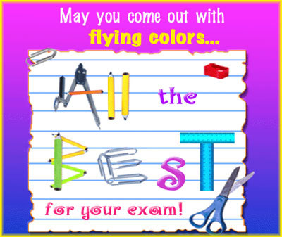 Good Luck Wishes for Exams