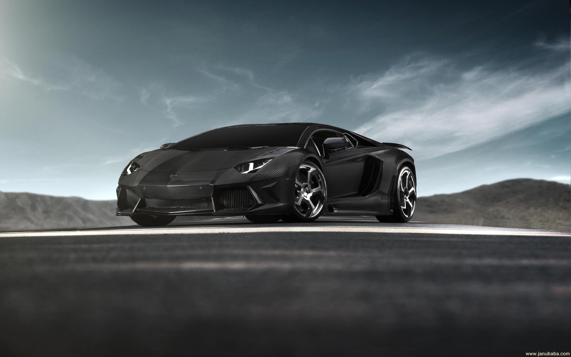 Black Lamborghini Aventador By Hubbak