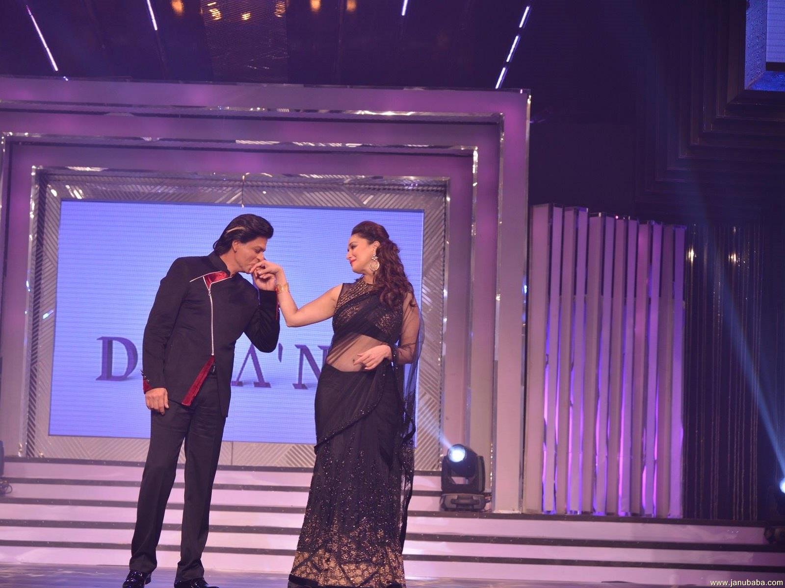 Shahrukh Khan with Madhuri Dixit