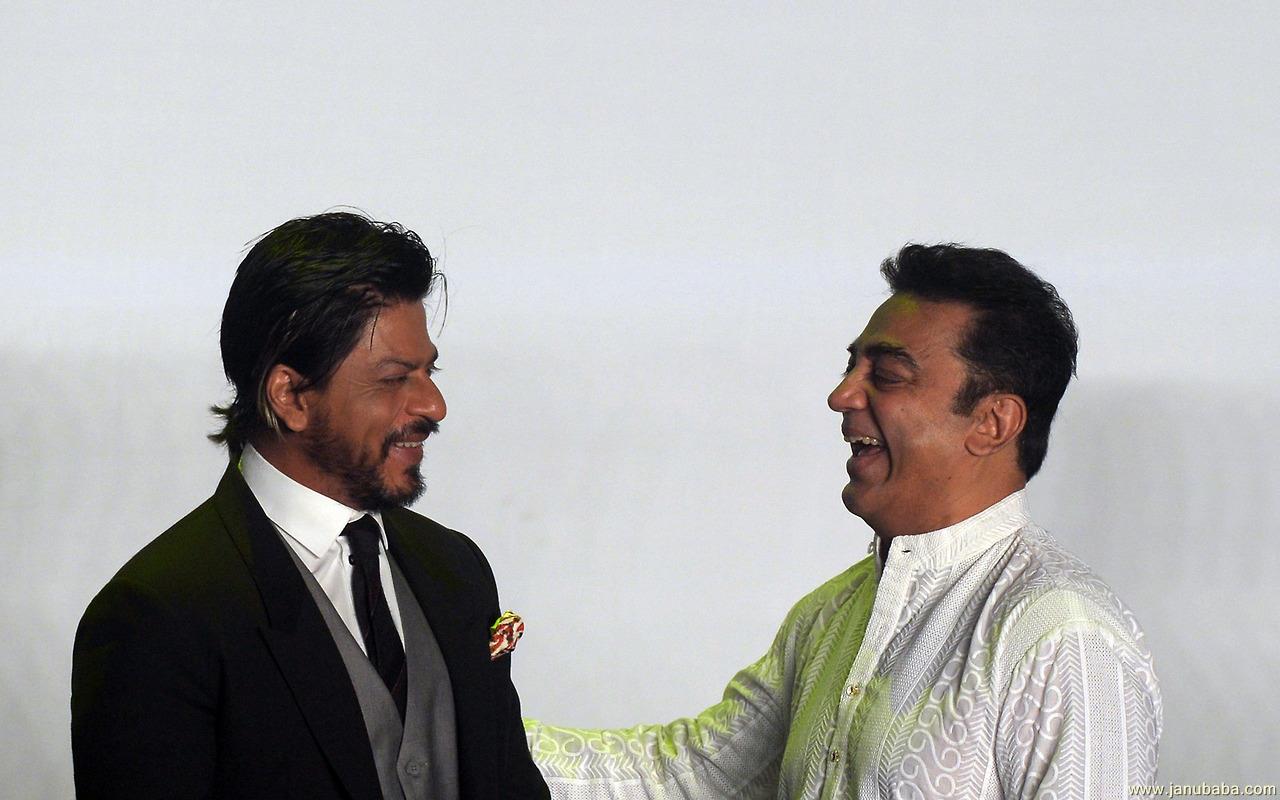 Shahrukh Khan with Kamal Hassan