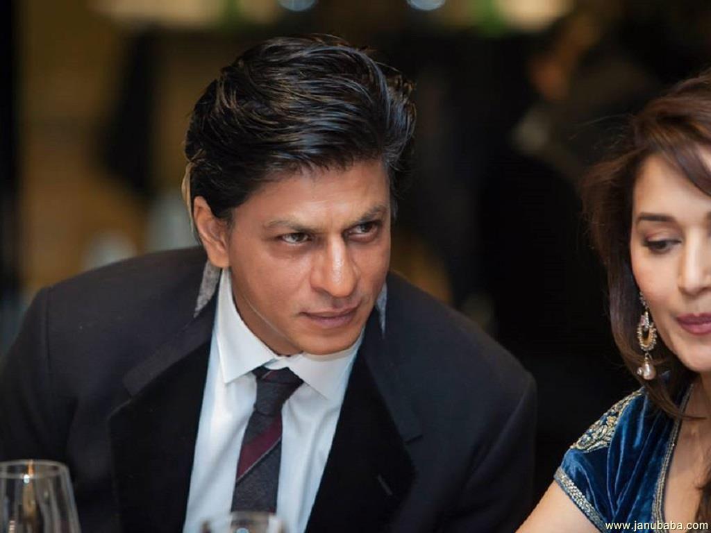 Shahrukh Khan with Madhuri Dixit