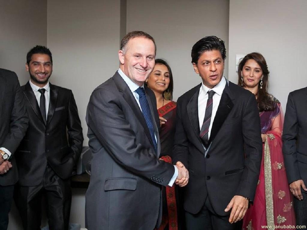 Shahrukh Khan with Rani Mukerji and Madhuri Dixit