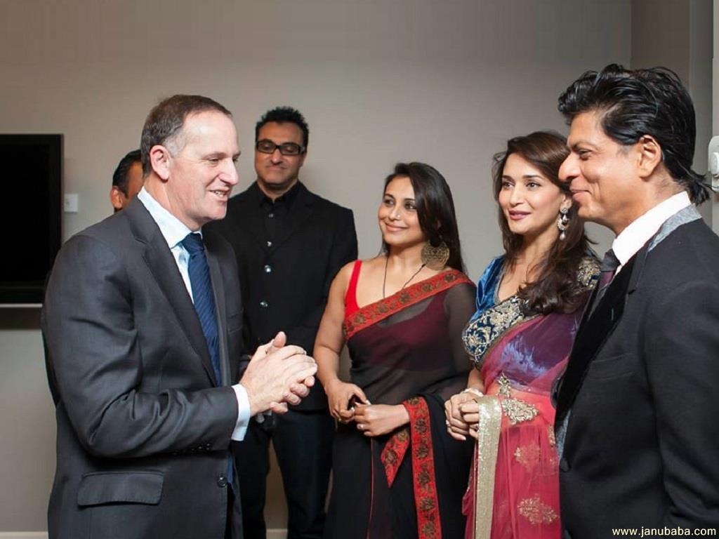 Shahrukh Khan with Rani Mukerji and Madhuri Dixit