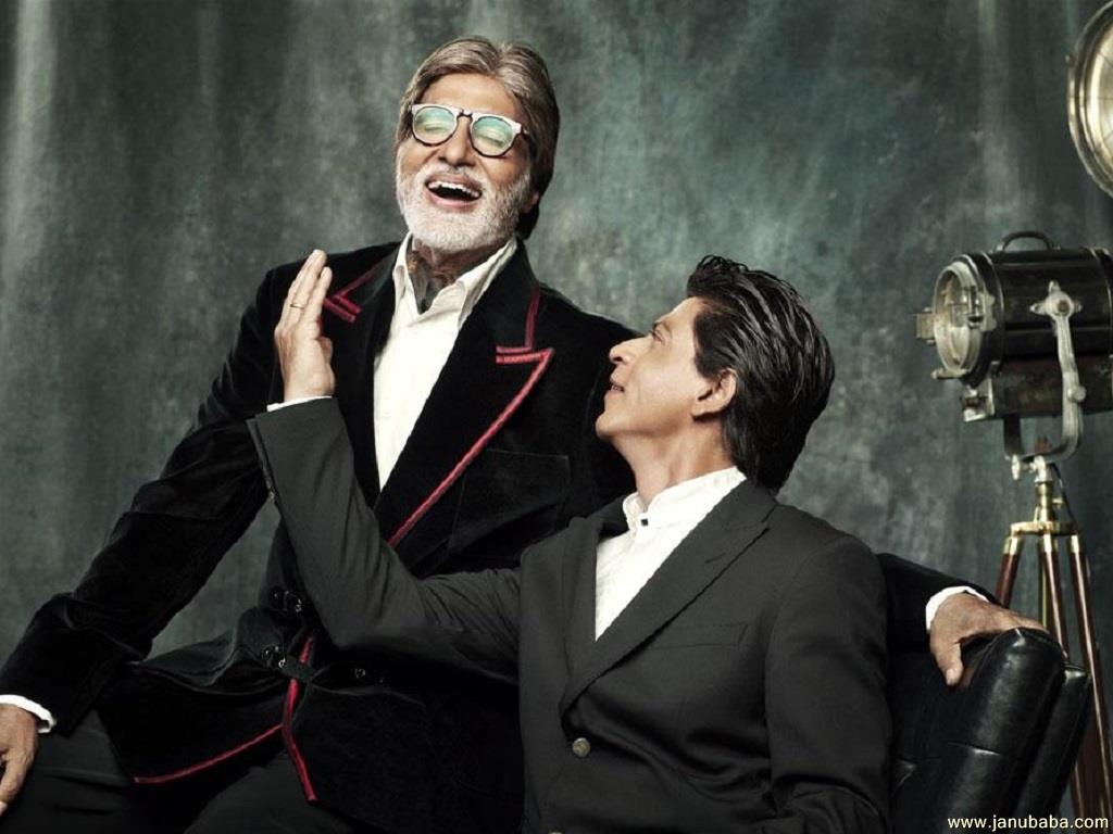 Amitabh Bachchan with  Shahrukh Khan