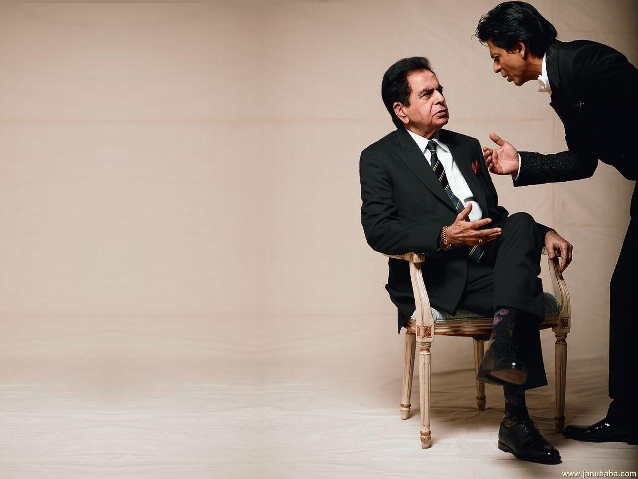 Dilip Kumar & Shah Rukh Khan