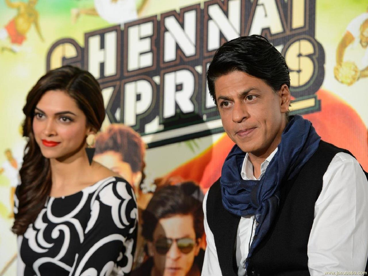 Shahrukh Khan with Deepika Padukone