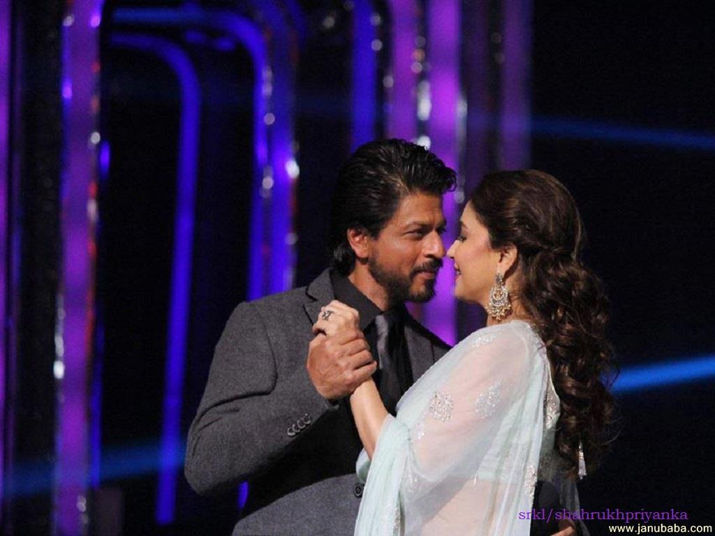 Shahrukh Khan with Madhuri Dixit