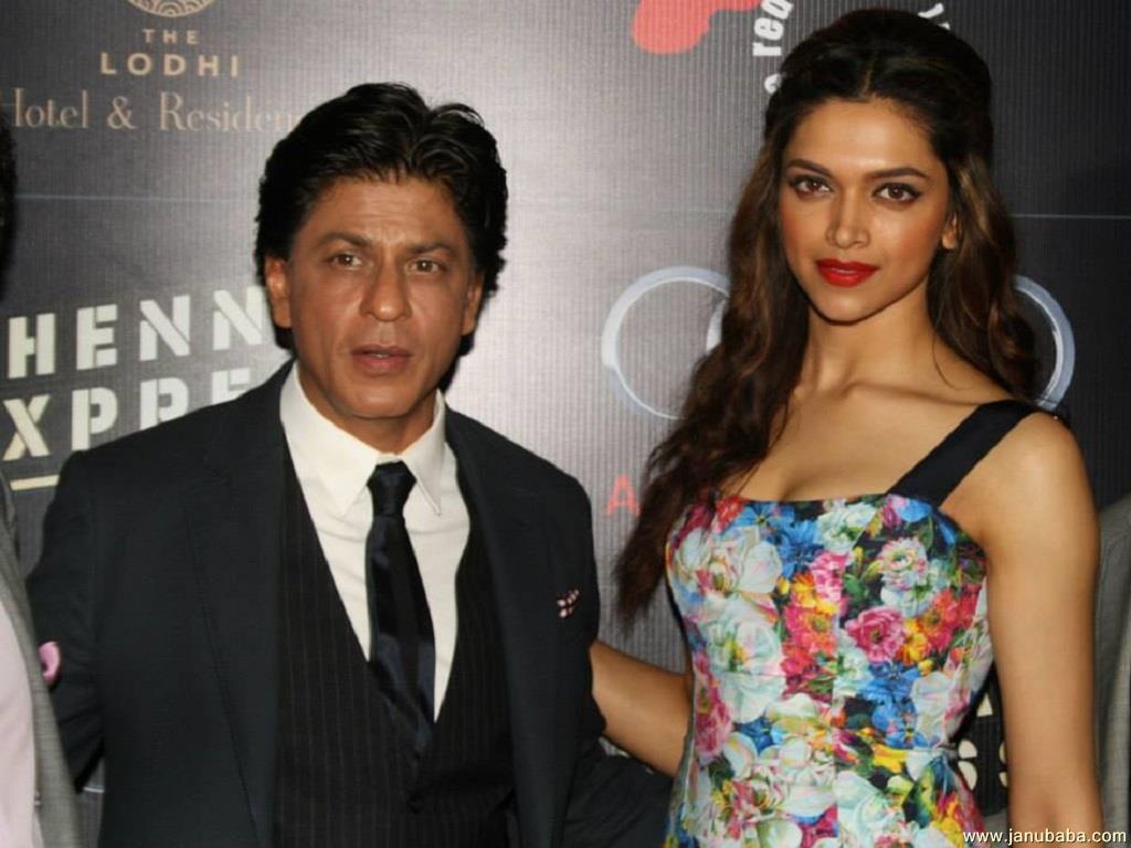 Shahrukh Khan with Deepika Padukone