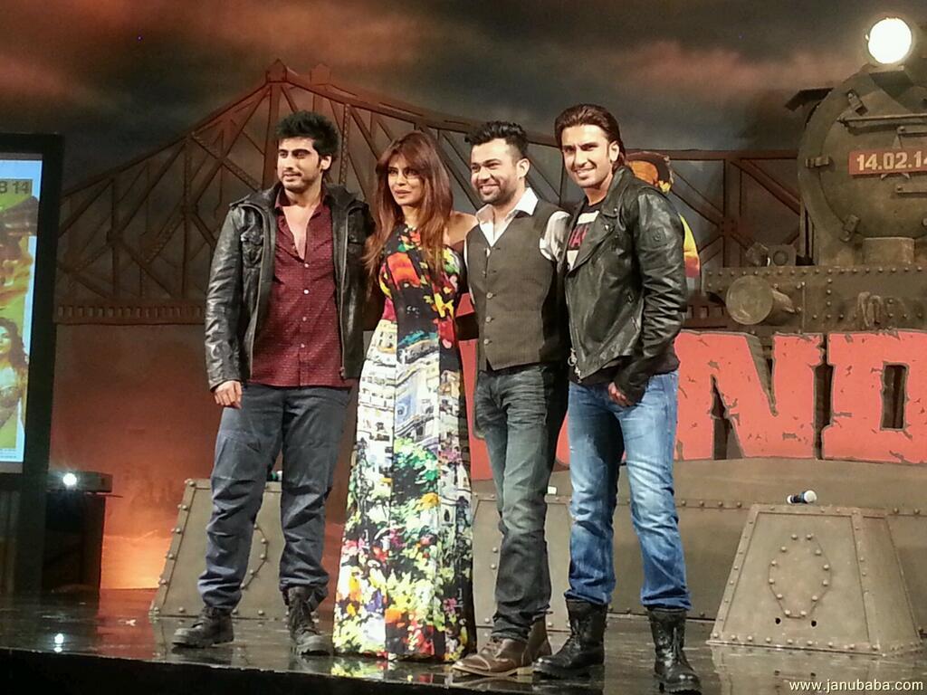 Ranveer Singh, Priyanka Chopra and Arjun Kapoor