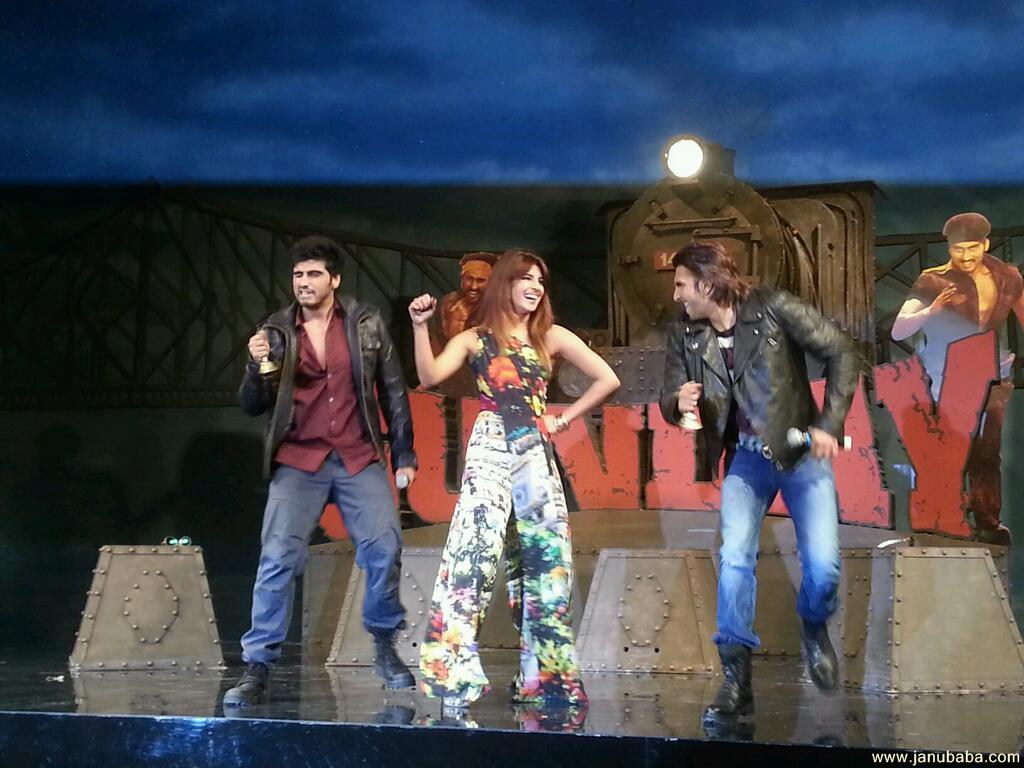 Ranveer Singh, Priyanka Chopra and Arjun Kapoor