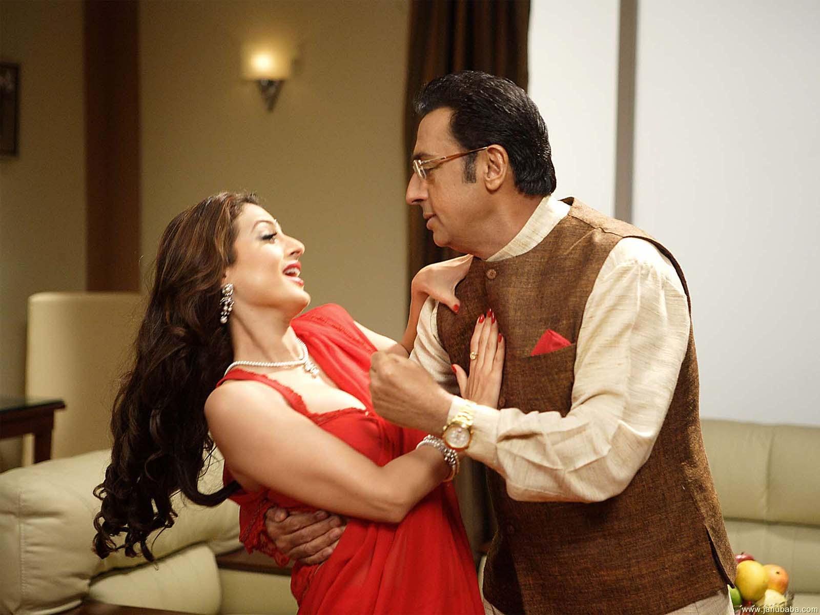 Amisha Patel with Sanjay Dutt                 by coolman